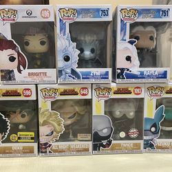 Funko Pop Characters New In Box