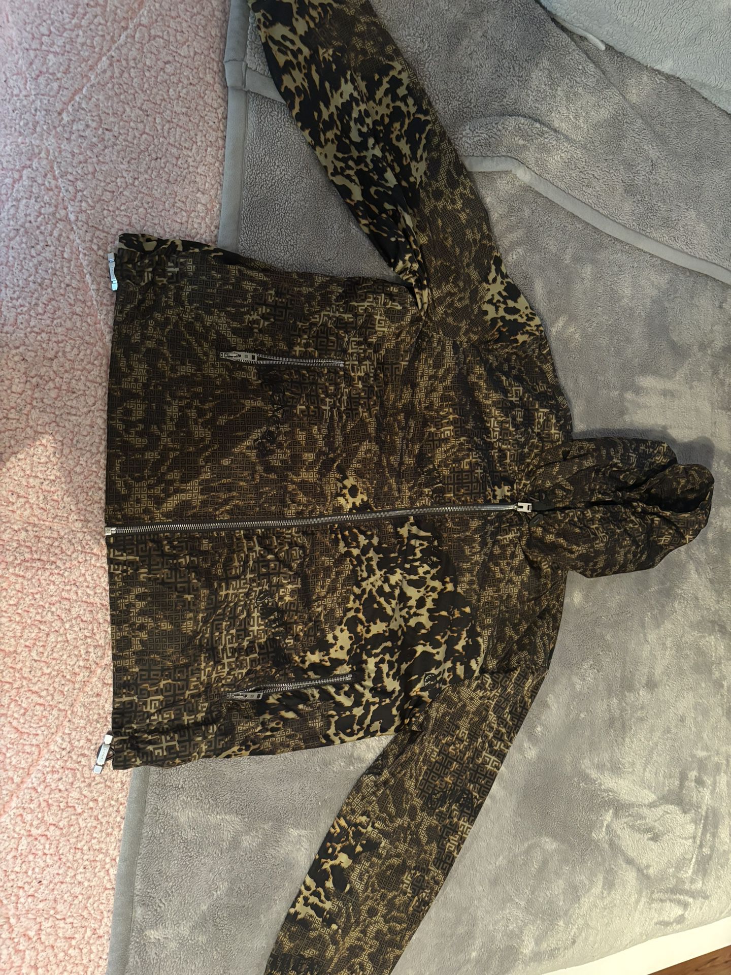 Givenchy Black & Khaki Windbreaker Fits Like A Large ($1990 Retail) $500