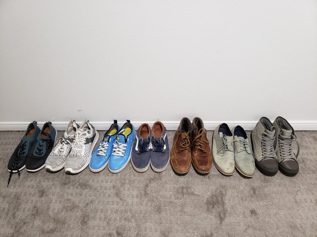 Mens size 10 shoes. Individual pairs or all together