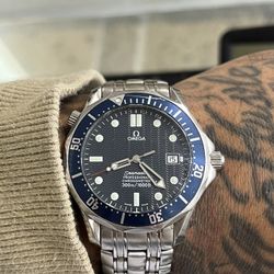 OMEGA Seamaster Professional Diver 300M Blue Dial Stainless Steel Men's Watch