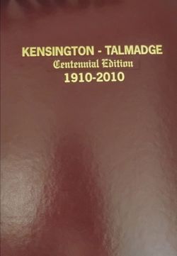Rare local history book Kensington talmadge centennial 1(contact info removed)