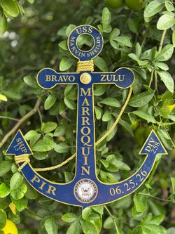 Customizable Navy Anchor