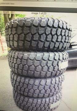 4 new tires 35/{link removed} Ironman mud terrain