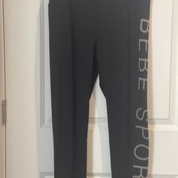 NWOT Size XL Bebe Sport Black Leggings