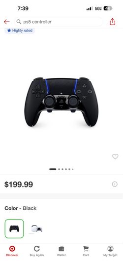 PlayStation dual sense edge controller