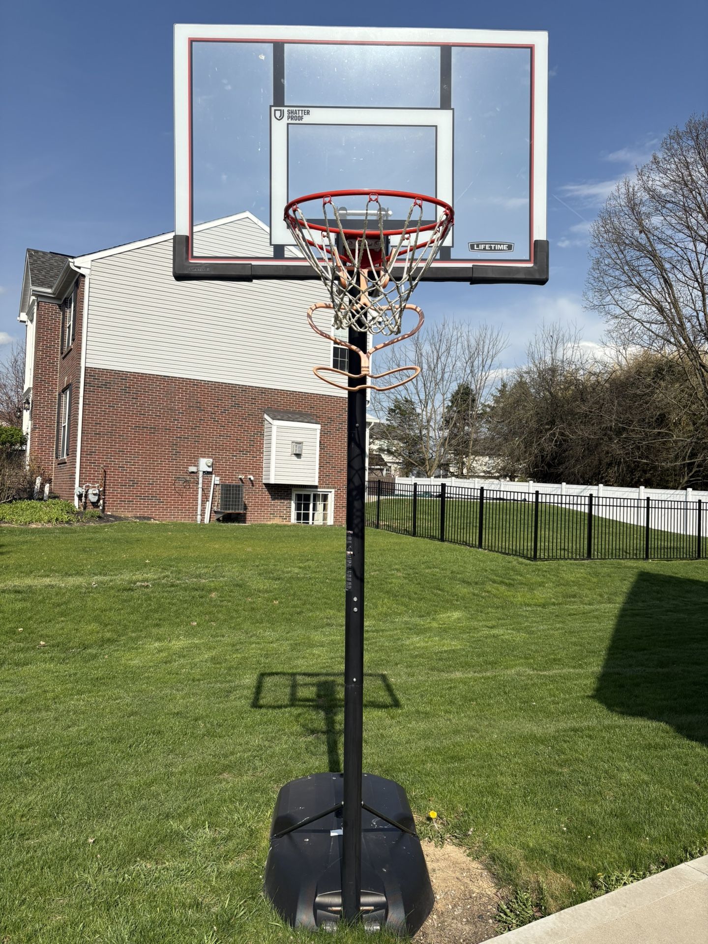 Lifetime Shatterproof Adjustable Basketball Hoop