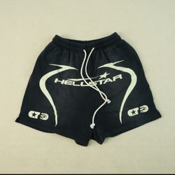 Black And Tan Hellstar Shorts