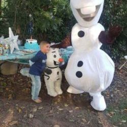 OLAF MASCOT STYLE COSTUME 