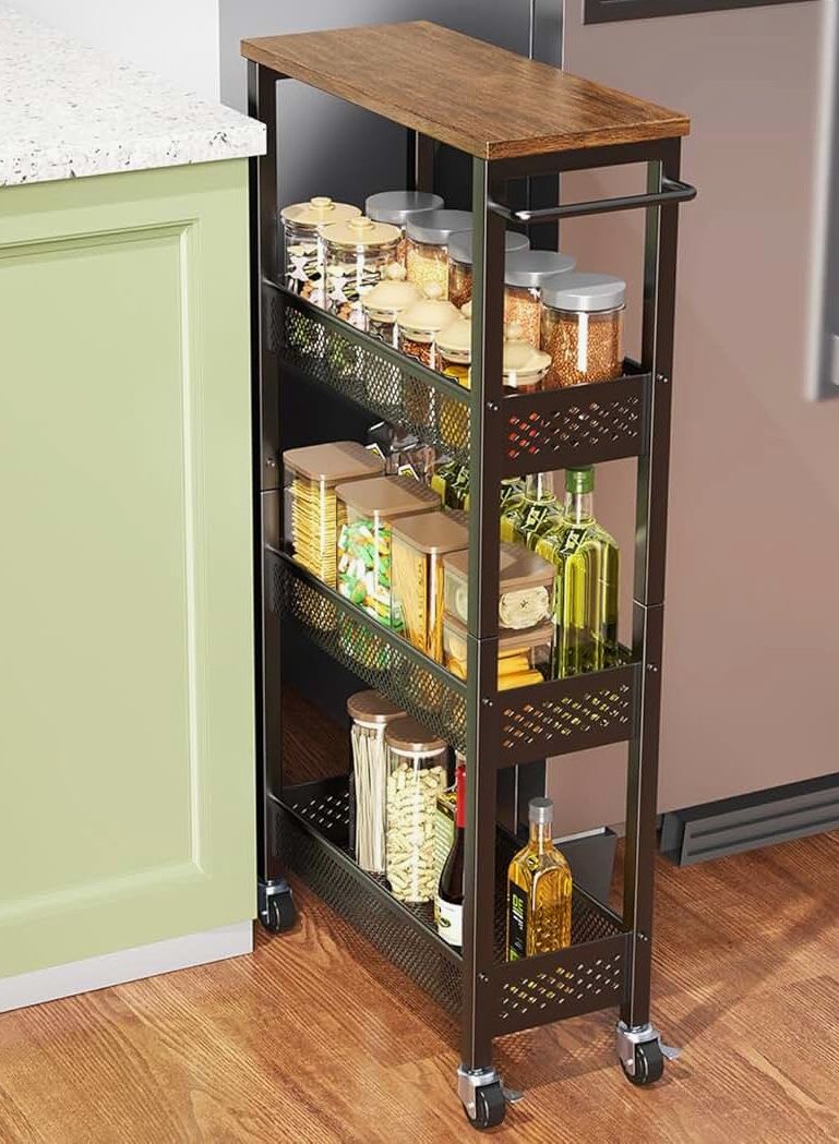 4 Tier SLIM storage Cart