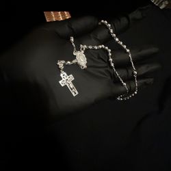 925 Sterling Sliver Rosary