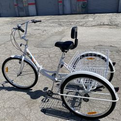 Adult Tricycle 26 in. 7 Speed Foldable Tricycle. PRICE. $250.00 FIRM!!