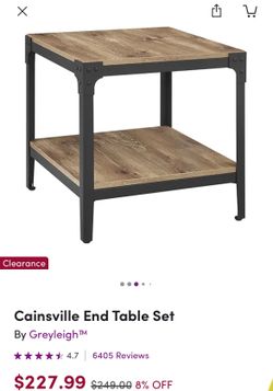 2 Side Tables