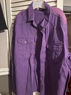 Purple Jean jacket