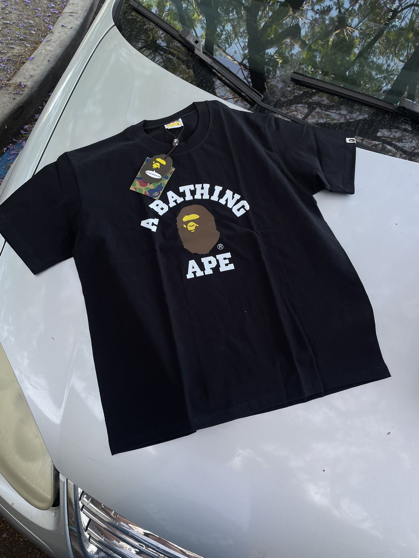 Black Bathing Ape Tee OG (Cotton) Size M