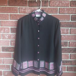 Draper's&Damon's Petites Jacket Blazer and blouse 
Women's Size PM