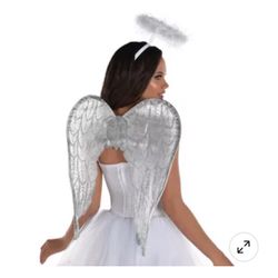 Angel Wings and Halo Kit accessories for costume. New.