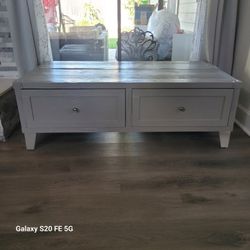 Light Gray Custom Wood Table