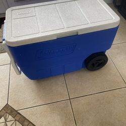 Coleman 38 Qt. Ice Chest Cooler on Wheels