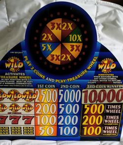 Slot Machine Plexiglass Replacement or Wall Hanger