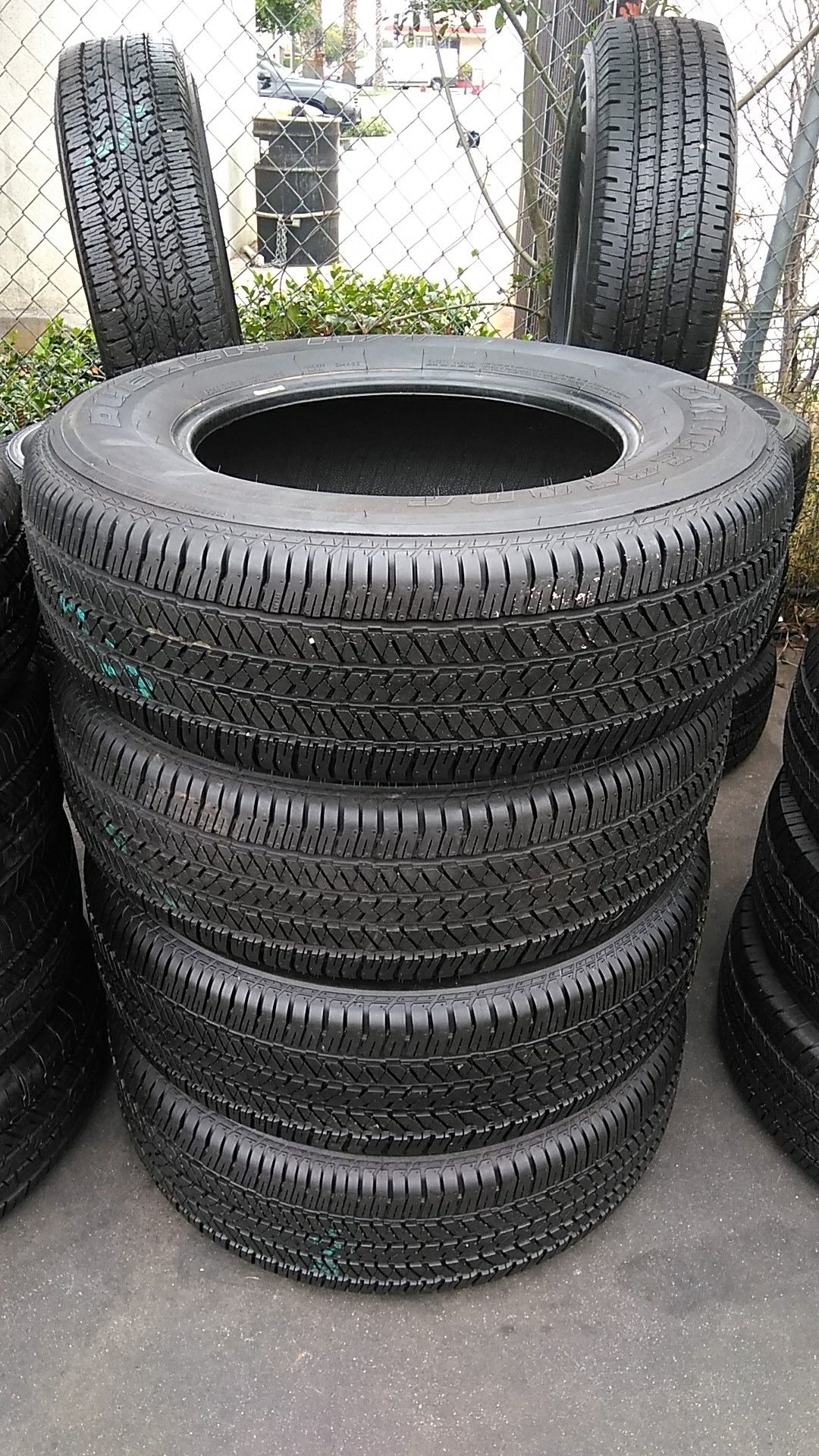 Bridgestone 255/70/18 $320