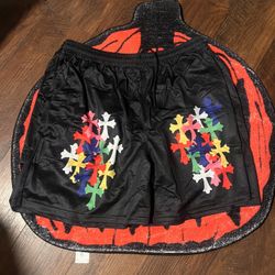 Chrome Hearts Cross Logo Shorts 