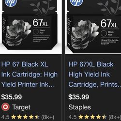 HP 67xl Ink Black