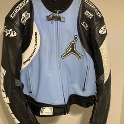 Rare Jordan Leather Jacket Size Men’s Large (44)