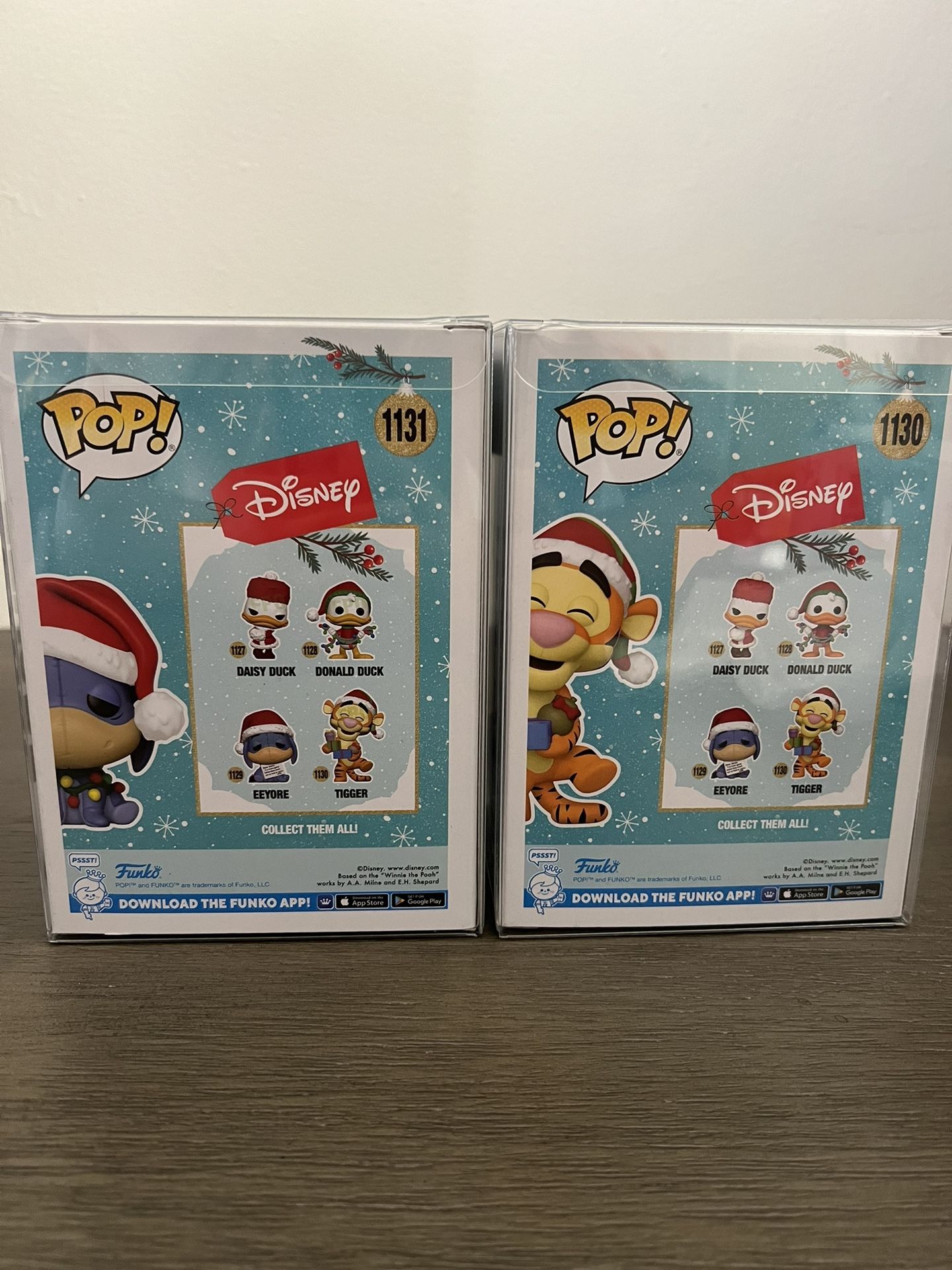 Tigger And Eeyore Christmas Funko Pops