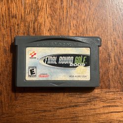Game boy Advance - Final Round Golf 2002
