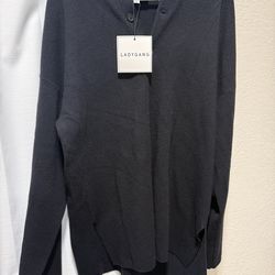 Long smooth elegant blouse/sweatshirt/ Size: Medium