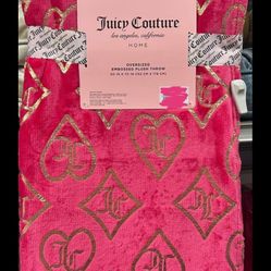 Juicy Couture Pink Throw Blanket 🩷