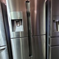 Samsung Flex Extra Large Capacity 32cu Ft Stainless Steel French Door 4 Door Refrigerator