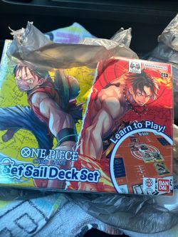 One piece set sail deck box op17 booster
