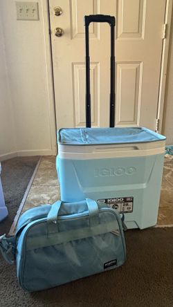 28 quart Igloo cooler zip top lid and matching insulated bag