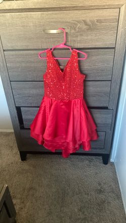 Sparkle Red Dress 👗