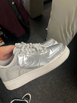 Size 11 Nike Air Force 1 Metallic