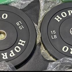 New Pair Of 10 Bumper Weights