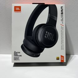 JBL Live 675NC Wireless True Adaptive Noise-cancelling On-Ear Headphones