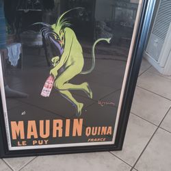 Vintage Absinthe Grren Devil Artwork 