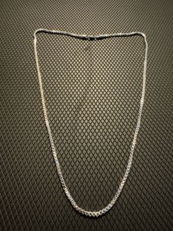 22 Inch Box Link .925 Silver Chain