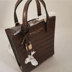 NWT Marc Jacobs Embossed Leather Mico Mini Tote