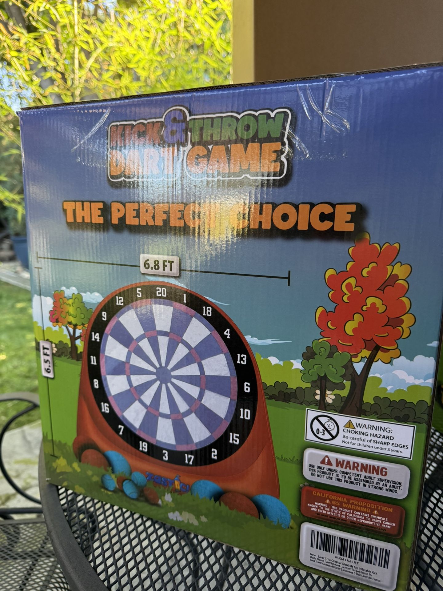 Inflatable Kick Dart Game