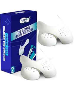 2 Pairs Crease Protectors  Shoes, Low – Sneaker  Size 8-12 Men White