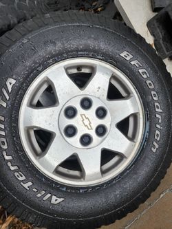 17"Chevy Rims/tires 