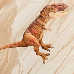 JURASSIC WORLD T-REX MOVES ALL EXTREMITIES OF HIS BODY. MISSING TONGUE