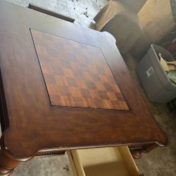Carved Leg Dining and game table