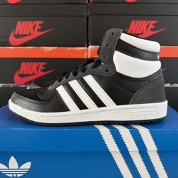 NEW Adidas Top Ten Hi Black White Size 8.5