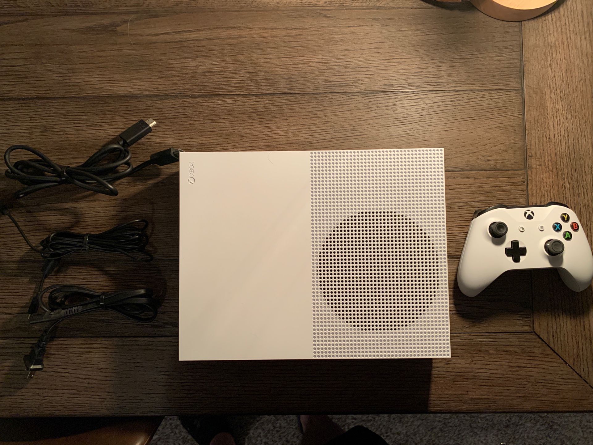 Xbox One S All Digital Edition with controller charger