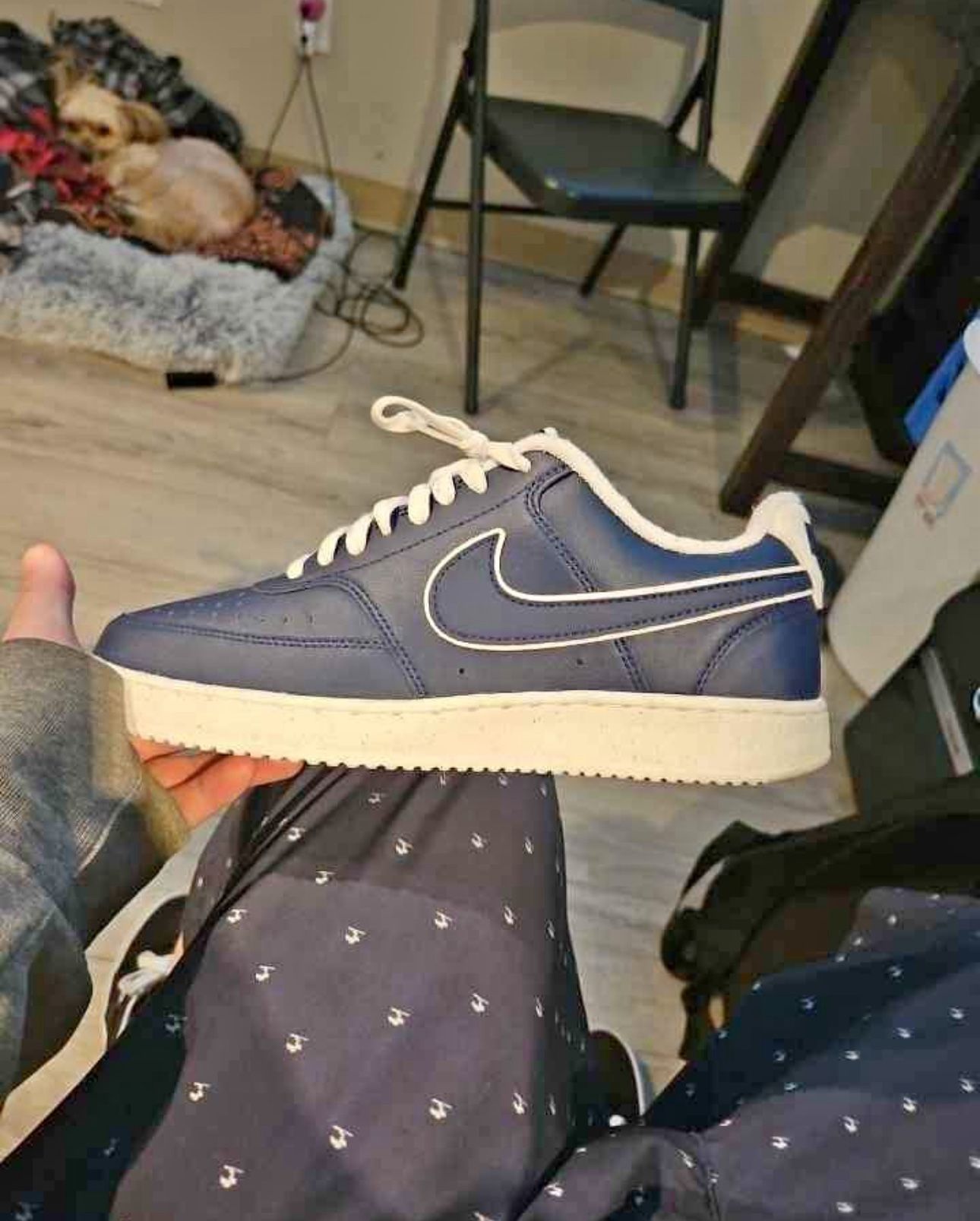 Nike court vision midnight navy size 8