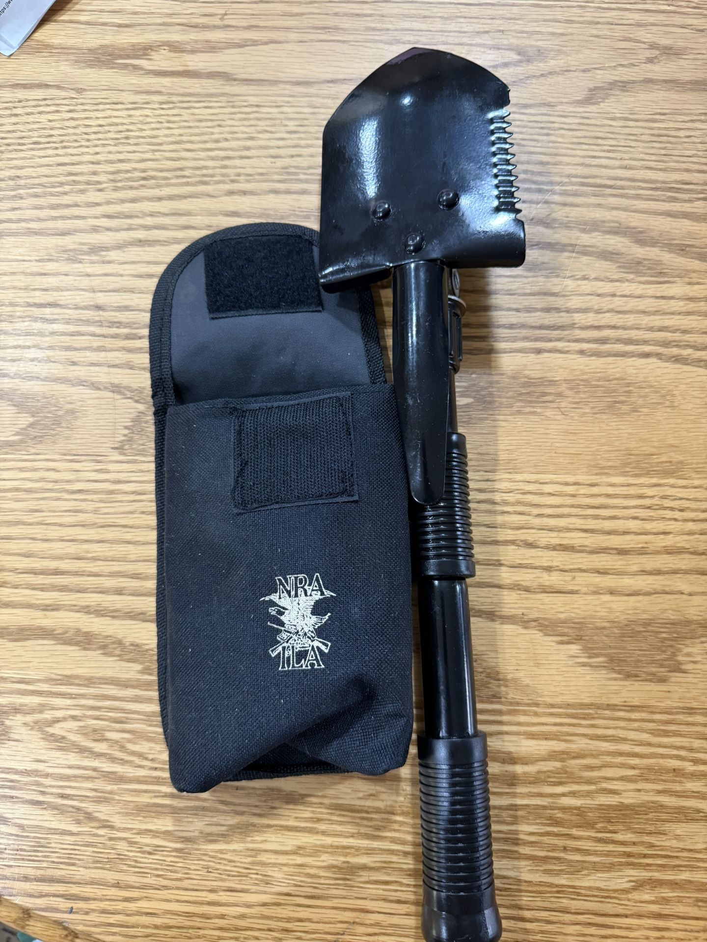 NRA Folding Shovel Black With Case